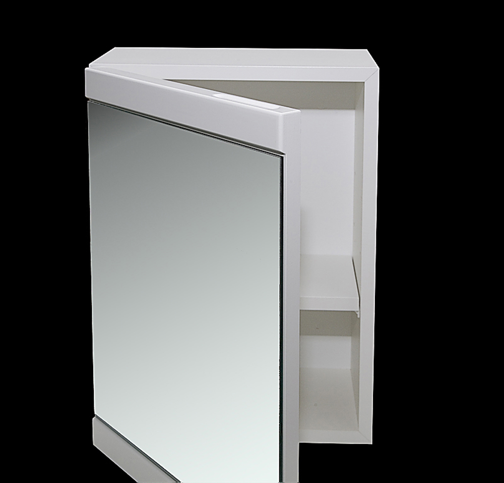 MFC and vinyl pressed bathroom cabinet with mirror | Manufactured by PanelPro